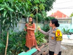 Giat Monitoring Dan Pendampingan Pemanfaatan Lahan Pekerangan Dalam Rangka Implementasi Asta Cita Presiden Republik Indonesia Dalam Bidang Ketahanan Pangan Oleh Polsek kapuas Hilir Polres Kapuas