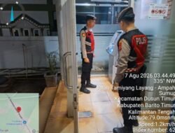 Satsamapta Polres Barito Timur Sosialisasikan Layanan Darurat Polri 110 di BRI Unit Sabarang