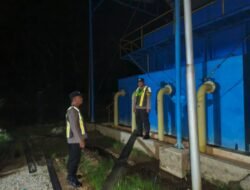 Personil Polsek kapuas Tengah laksanakan Patroli ke objek vital ke PDAM unit Pujon.