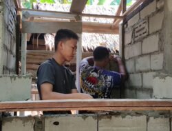 Batako MCK RTLH Terus Dipasang Satgas TMMD Reguler ke-129