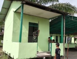 Satgas TMMD Reguler ke-129 Percantik Posyandu dengan Pengecatan