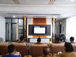 Kapolres Barsel Ikuti Zoom Meeting Rakor Penanganan Peningkatan Eskalasi Karhutla Bersama Forkopimda Oleh Menko Polhukam