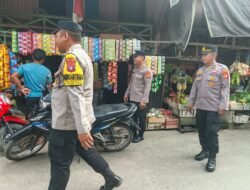 Piket Polsek kapuas tengah lakukan giat patroli Harkamtibmas di sekitar desa Pujon.