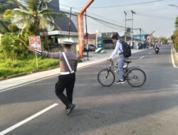 Hadir di Tengah Masyarakat, Satlantas Polres Kapuas Pengaturan Pagi