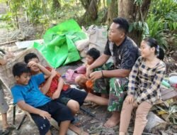 Senda Gurau Bersama Anak, Satgas TMMD Reguler ke-129 Jalin Kekeluargaan di Lokasi TMMD