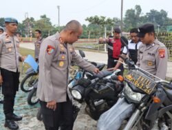 Pastikan Kendaraan Siap Digunakan, Kapolres Cek Ranmor Dinas Polres Murung Raya
