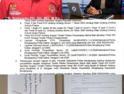 ASWIN Kalbar dan DPP PWRI Desak Polres Bengkayang Usut Tuntas Dugaan Intimidasi dan Pencemaran Nama Baik Wartawan