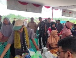 Danrem 121/Abw Tinjau Pelaksanaan Pengobatan Gratis di Lokasi Penutupan TMMD Reguler ke-129