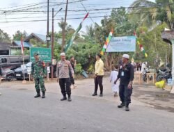 Babinsa Koramil 1008-02/Haruai Pantau Pengamanan Maulid Akbar Anwaha