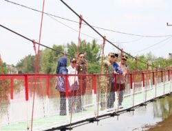 Diresmikan Presiden Prabowo Subianto, Jembatan Garuda Desa Handil Labuan Amas Siap Digunakan Masyarakat Setempat