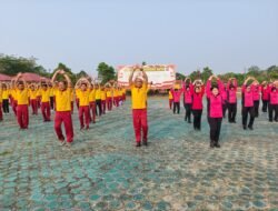 Semarak HUT RI ke-81, Polres Murung Raya Gelar Olahraga Bersama, Pererat Kebersamaan dan Kekeluargaan