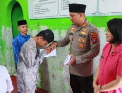 Jelang HUT RI Ke-81, Kapolres Murung Raya Sambangi Panti Asuhan Putra Muhammadiyah, Beri Santunan Kepada Anak Yatim