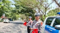 Antisipasi Lakalantas, Satlantas Polres Kapuas Pantau Arus Lalu Lintas Lingkar Luar Kota