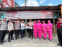 HUT Ke-81 Republik Indonesia, Polres Barsel dan Polsek Jajaran Salurkan Paket Bansos Untuk Masyarakat Yang Membutuhkan