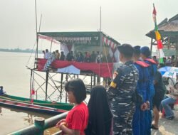 Dukung Pelestarian Budaya, Kodaeral XII Kerahkan Personel Amankan Festival Robo-Robo dan Lomba Sampan Bidar di Pontianak Barat