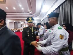 Dandim 1002/HST Apresiasi Paskibraka HST, Dorong Tampil Penuh Kebanggaan