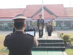 Wakapolres Murung Raya Pimpin Upacara HUT ke-81 RI, Tekankan Seluruh Personel Ingat Jasa Para Pahlawan dan Cinta Tanah Air