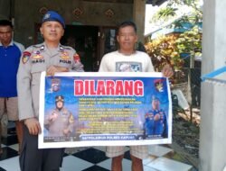 Cegah Illegal Fishing, Satpolairud Polres Kapuas Imbau Hal Ini Pada Warga Pesisir DAS Kapuas.