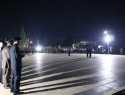 Jelang HUT ke-81 RI, Kapolres Barito Selatan Pimpin Apel Kehormatan Dan Renungan Suci Di Makam Pahlawan Abdi Kencana