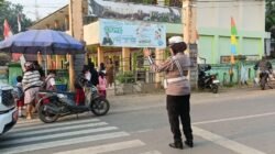 Cipkon Kamseltibcarlantas, Satlantas Polres Murung Raya Strong Point Pagi Di Area Sekolah