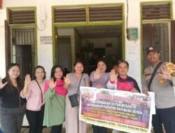 Polsek Permata Intan Ajak Emak-Emak Bersama Cegah Karhutla
