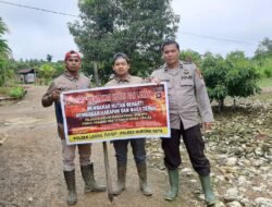 Bhabinkamtibmas Batu Karang Sosialisasi Larangan Karhutla Ke Warga Desa Batu Karang