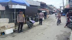 Piket Polsek kapuas tengah lakukan giat patroli Harkamtibmas di sekitar desa Pujon.