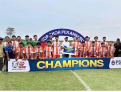 Juara Liga TOPSkor Riau, SSB Bimbingan PTPN Group Melaju ke Pentas Nasional