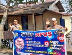 Antisipasi Penyebaran Hoaks Polsek Kapuas Hilir Rutin Laksanakan Sosialisasi Anti HPUS Kepada Masyarakat