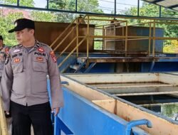 Personil Polsek kapuas Tengah laksanakan Patroli ke objek vital ke PDAM unit Pujon.