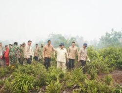 Presiden Prabowo Tinjau Penanganan Karhutla di Kalbar, Pangdam XII/Tpr Bersama Forkopimda Pastikan Sinergi di Lapangan