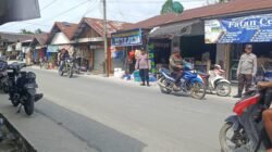 Piket Polsek kapuas tengah lakukan giat patroli Harkamtibmas di sekitar desa Pujon.