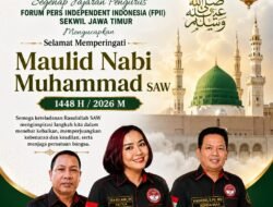“Ketua Sekwil Dea Melanie,SH Dan SegenapPengurus FPII Jawa Timur Mengucapkan Selamat Memperingati Maulid Nabi Muhammad SAW”