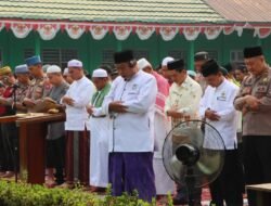 Polres Murung Raya Bersama Forkopimda dan Masyarakat Gelar Sholat Istisqa, Berdoa Turunnya Hujan Hadapi Kemarau dan Karhutla