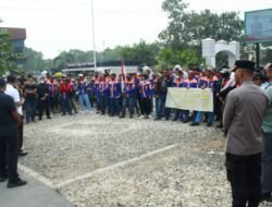 Dandim 1008/Tabalong Hadiri Aksi Damai Karyawan PT BBP, Dukung Penyelesaian Permasalahan Secara Kondusif