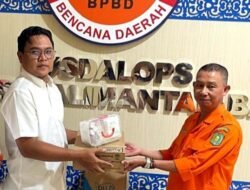 PTPN Group melalui PTPN IV Regional V Salurkan Bantuan untuk Mendukung Penanganan Karhutla di Kalimantan