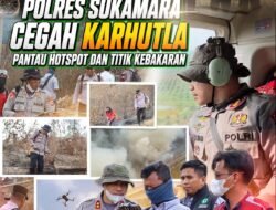 Kapolres Sukamara Pimpin Patroli Udara, Pantau Hotspot dan Kesiapan Penanganan Karhutla