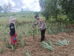 Polsek Basarang Dukung Ketahanan Pangan Untuk Program Makan Bergizi