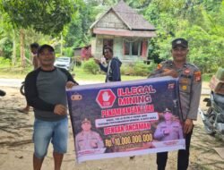 Demi Masa Depan, Polsek Rungan Tegaskan Larangan Tambang Emas Tanpa Izin