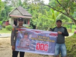 Ciptakan Rasa Aman, Warga Rungan Sambut Positif Sosialisasi Call Center 110