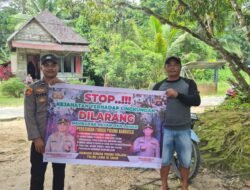 Bentengi Ekosistem dari Api, Aksi Dialogis Polsek Rungan Tuai Dukungan Positif