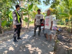 PERSONIL POLSEK PULAU PETAK LAKSANAKAN PATROLI DIALOGIS KE DESA-DESA WILAYAH KECAMATAN PULAU PETAK