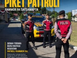 *Wujudkan Kamtibmas Aman dan Kondusif, Satsamapta Polres Bartim Laksanakan Serah Terima Piket Patroli R4*