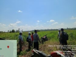 *Respons Cepat Polsek Pematang Karau, Groundcheck Hotspot Skala Kepercayaan 9 Temukan Lahan Terbakar di Perbatasan Desa Ketab dan Muara Plantau*