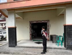Pastikan Jemaat Beribadah dengan Aman, Sat Samapta Polres Sukamara Patroli Gereja Imanuel