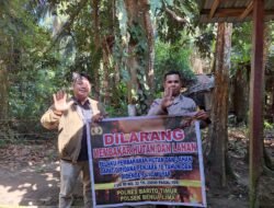 *Polsek Benua Lima Perkuat Pencegahan Karhutla, Edukasi Masyarakat Tolak Pembukaan Lahan dengan Cara Membakar*