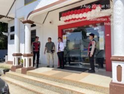 *Tim Patroli Presisi Berikan Imbauan Humanis kepada Nasabah agar Tetap Waspada Usai Bertransaksi di Bank*