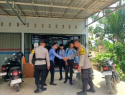 Tingkatkan Kehadiran Polisi di Tengah Masyarakat, Polsek Balai Riam Gelar KRYD Pagi secara Humanis