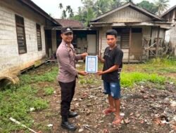 *Cegah Karhutla Sejak Dini, Bhabinkamtibmas Polsek Dusun Tengah Gencarkan Sosialisasi Maklumat Kapolda Kalteng di Desa Sumber Garunggung*