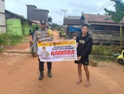 TOLAK NARKOBA, POLSEK MARIKIT SOSIALISASI BAHAYA NAPZA KE MASYARAKAT KEC. MARIKIT, KAB. KATINGAN